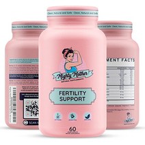 Mighty Mother Fertility Supplement for Women 이노시톨 캡슐 엽산 아연 ampamp 철분 - 다산 지원 보조제 60개