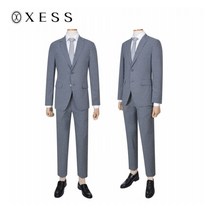 제스 (제스) 마이크로패턴 슬림핏 수트세트 (X0BJA2292_S)