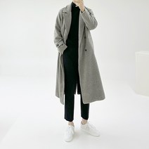 아도르클래식 뽀글이 3컬러 오버핏 롱 더블 겨울 코트