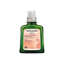 Weleda 스트레치 마크 임신 마사지 오일 3.4액량 온스 비타민 E 스위트 아몬드 호호바 및 아르니카 오일이 함유된 식물이 풍부한 오일, 스트레치 마크 임신_3.40 Fl Oz(1팩)