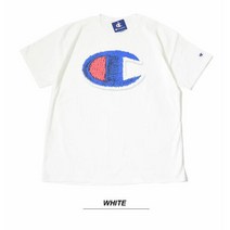 챔피온 반팔티 GT23 빅로고프린팅 그래픽티 화이트