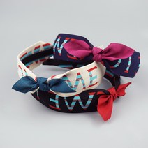 러브미 반다나 머리띠 데일리머리띠 와이드 헤어밴드