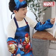 마블 앞치마 토시 두건 3종세트 모음 유아동 유치원 어린이집 요리 미술 준비물