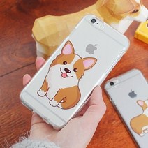[KT알파쇼핑]갤럭시A7 2017 웰시도그투명 핸드폰케이스 휴대폰 SM-A720