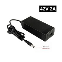 전동킥보드 충전기 36V 2A 전기 자전거 리튬 배터리 42V 샤오미 M365 스쿠터 호버 보드 균형 휠, 영국, DC 5.5x2.1