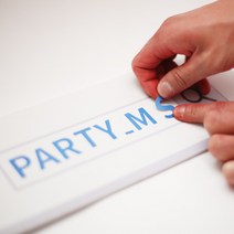 포토프레임용 스티커, 단품