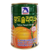펭귄 황도 슬라이스 1개, 400g