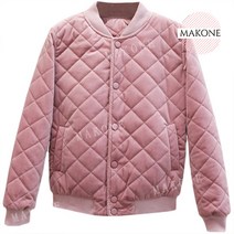 Makone 상표등록 여자 간절기 숏 패딩 자켓 베스트 누빔 점퍼 mw151