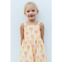 [키즈1-6세]자라 ZARA 팜트리 텍스처 원피스156303