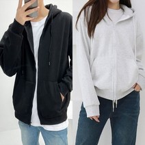 코디제이 남자 기모투웨이 오픈 후드집업 남자후드점퍼 남자 집업 데일리룩 남여공용 후드점퍼