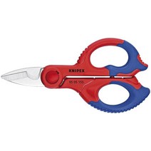 크니펙스 Tools 95 05 10 SBA 전기 기사 가위 페룰용 크림프 영역 포함 15.2cm(6.25인치), Electricians Shears