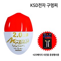 KSD 바다 전자 구멍찌 주야겸용 + 사은품 425배터리 (상세설명참조), KSD전자찌1호+배터리