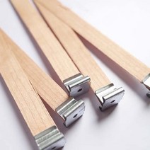 캔들심지 양초 나무 세트 10 조각 Sustainer 탭과 나무 Wicks DIY 촛불에 대 한 자연 심지 코어 공예 만들, 03 8 x 90mm