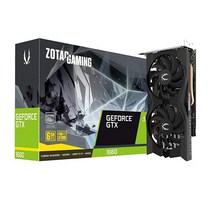 그래픽카드 그래픽카드순위 그래픽카드인기 ZOTAC 게이밍 지포스 GTX 1660 6GB 그래픽 카드 수퍼 컴팩트 (ZT-T16600K-10M) 바이오더, GTX 1660 Twin_1785 MHz