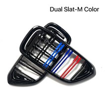 M디자인 블랙 프런트 신장 더블 SDalt 그릴 BMW 6 시리즈 M6 GT G32 630I 640I 620D 640D XDrive 2017-, 02 Dual M Design