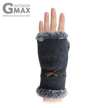 지맥스 니트핸드워머 방한 손토시 여성겨울장갑, 챠콜그레이