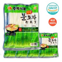 안일공간 분모자 당면 250g 국산 떡볶이 넙적 원형 납작 국내생산, 5개