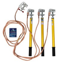 접지용구 방전봉 고전압 전봇대 전기작업 안전 접지봉, 1x3+7 0.5m   클립과가방