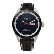 티쏘 TISSOT T100.430.16.041.00 (T1004301604100) PRS516 오토매틱 남성용 가죽시계 42mm