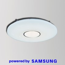 LED 방등 거실등 크리스탈 원형 방등 투톤 삼성칩 플리커프리 국산 KC인증 60W