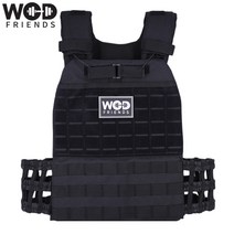크로스핏 중량조끼 웨이트 플레이트 캐리어 511 WFPC-BL, 6.4KG, 블랙
