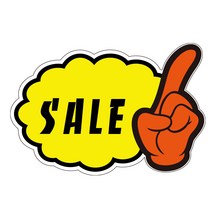유니온 POP카드 구름손 (SALE) (PC-2503) (5매입) 매장 상품 행사 안내