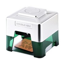 레이저각인기 조각기 마킹기 DoubleNew 미니 휴대용 DIY 블루투스 개 태그 종이 가죽 나무 플라스틱 로고 CNC 페인트, 7.AU - XN001 silvery