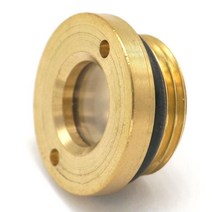 유리 압축기 압착기 M16 M20 M22 M27 M42 피치 15 미터 규격 황동 오일 레벨 시력 창 공기 기어 박스 용 원형 헤드, M42x1.5