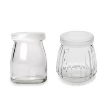 캔들용기 - PE캡 푸딩용기 플리츠무늬 소이캔들만들기, PE푸딩용기200ml