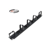 NETmate CYCM 서버랙 케이블 매니지먼트 판넬(1U 블랙) 허브랙 서버랙 방음랙 서버보관랙 허브렉 서버렉