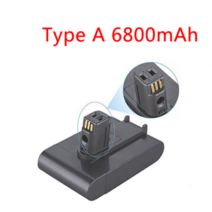 청소기배터리 다이슨 DC35 DC45 용 22.2V 8800mAh 타입 A/B 리튬 이온 진공 배터리 Nwe DC31 동물, 02 A 6800mAh, A type4000mAh 1개