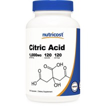 뉴트리코스트 구연산 1000mg 캡슐, 120개입, 1개