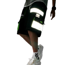 블라크12 남자 스트릿 힙합패션 스카치 5부바지 테크웨어 밴딩 반바지