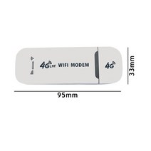 SH휴대용USB 4G LTE USB 모뎀 동글 잠금 해제 와이파이 무선 네트워크 어댑터, 02 white