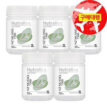 뉴질랜드 뉴트라렉스 그린머슬 초록입홍합 7500mg 150캡슐, 5개, 5개