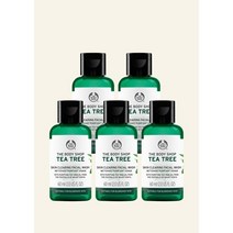 [더바디샵] 티트리 스킨 클리어링 페이셜 워시 60ML 5개 세트(300ML 용량)(30100)