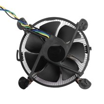 고4 핀 12V PC C인조 쿨러 냉각 팬 인텔 코어 2 LGA 소켓 용 알루미늄 방열판 775 ~ 3.8G E97375-001, 한개옵션0