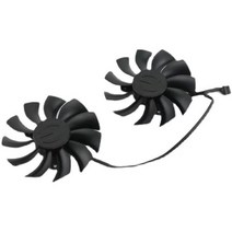 호환용 2Pcs PLA09215B12H DC 12V 0.55A 4Pin 쿨러 팬 교체 EVGA Geforce GTX 760 770 780 그래픽 카드, 01 PLA09215B12H