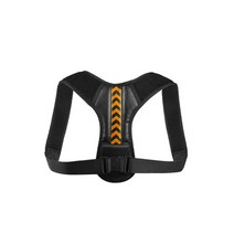 체형 교정기 말린 어깨 라운드 숄더 밴드 허리펴기 back 자세 척추 조절 가능한 지원 reshape body men women 홈 오피스 스포츠 reduce stress, 주황색, m