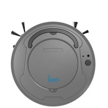 로봇청소기 1800Pa 3-in-1 자동 스마트 로봇 진공 청소기 USB 충전식 다기능 건식 습식 청소 가전, [02] White