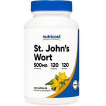 Nutricost St John’s Wort 세인트존스워트 120 Capsules 500mg Vegetarian