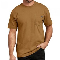 디키즈 (WS450 BD) HEAVYWEIGHT TEE-BROWN DUCK