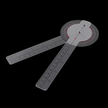 각도기 직각자 철 삼각 모양 눈금 Goniometer 조인트 눈금자 보정 정형 외과 각도 규칙 13 인치 33cm, 한개옵션0
