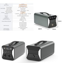 캠핑용 배터리 가정용 비상 발전소 태양열 발전기 1500W LifePo4 1000W 휴대용 발전기 노트북 자동차 CPAP, 없음, 4.1000W 1024Wh - UK