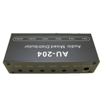 내 귀에 행복 AU-204 스테레오 오디오 믹서 분배기 신호 선택기 스위처 2 입력 4