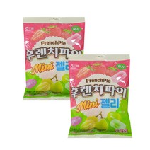 해태제과 후렌치파이 미니 젤리 196g, 2개