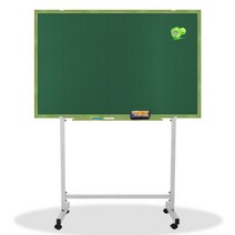 영남칠판 자석 분필칠판+스텐드 150x90~180x120cm 칠판, 그린파스텔