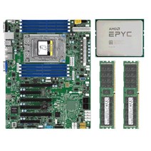 Supermicro H11SSL-i 마더 보드 + AMD EPYC 7551P CPU + 2x Samsung DDR4 16GB RAM