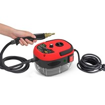 스팀청소기 산업용 자동차 고온 고압 무선 스팀 세차 청소기 세차기 전기 2500w 미니 핸드 헬드 청소 기계 휴대용 청소 도구 자동차, 빨간색, 230v, 일본