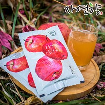 [HACCP]자연향 100% 사과만 갈아서 만든 착즙 사과즙 100봉, 단품, 단품